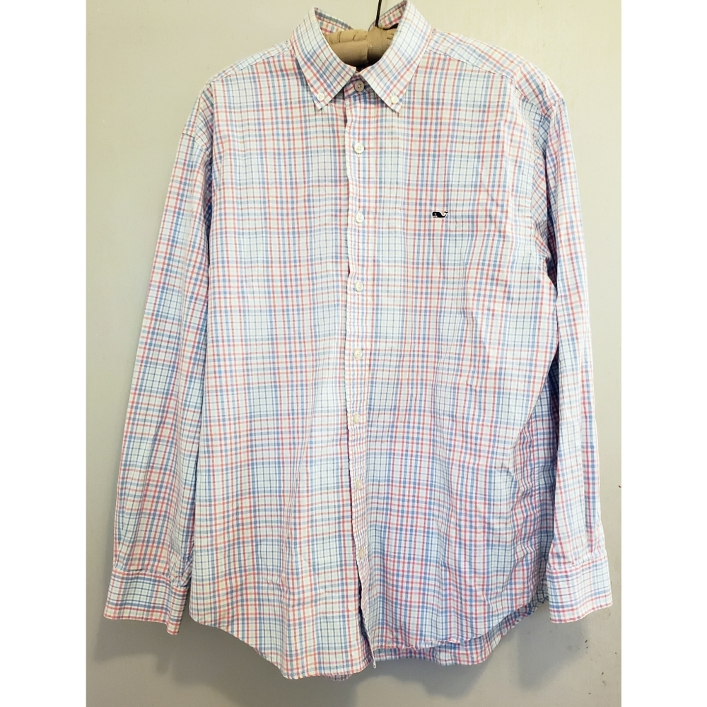 Vineyard Vines classic fit whale shirt Large